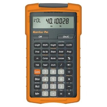 Calculated Industries 4325 HeavyCalc Pro Construction Math Calculator