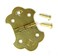 C. B. Cigar Box Guitar Brass Hinge Tailpiece for 3-String CBGs