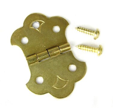 C. B. Cigar Box Guitar Brass Hinge Tailpiece for 3-String CBGs