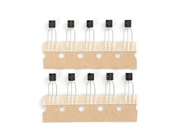 Adafruit NPN Bipolar Transistors ,PN2222- 10 Pack