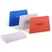 FOSHIO Vinyl Installing Tool Set Include White Hard Card, 4" Blue and Red Soft Card Style Edge Squeegee, White Fabric Felt for Squeegee Auto Window Film Wrap Tool