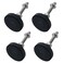 Antrader 4Pcs M8 x 2 Inch Steel Adjustable Leveling Feet,2 Inch Nylon Base
