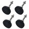 Antrader 4Pcs M8 x 2 Inch Steel Adjustable Leveling Feet,2 Inch Nylon Base