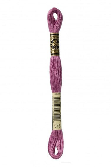 DMC Stranded Cotton Embroidery Thread 316 - per Skein