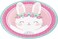 Creative Converting Bunny Party Paper Plates, 8 Count