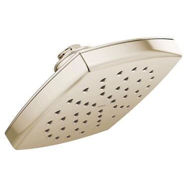 Moen S6365NL Voss 6" Single-Function Rainshower Showerhead with Immersion Technology, Polished Nickel