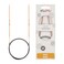 KnitPro Basix Beech Fixed Circular Needles 40" ,100cmUS Size 1.5 ,2.5mm