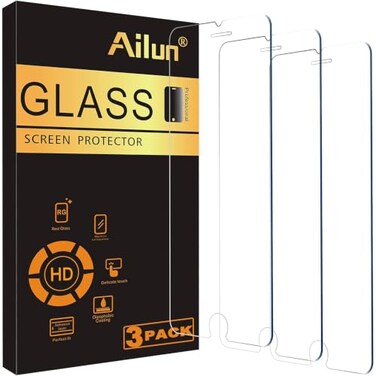 Ailun 3 Pack Screen Protector for iPhone 8 Plus, 7 Plus, 6s Plus, 6 Plus