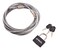 Amtech T1695 Security Cable and Padlock, 3 m x 4 mm
