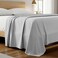 Mellanni Twin Size Flat Sheet - Iconic Collection Bedding