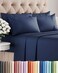 CGK Unlimited Queen 6 Piece Bed Sheet Set - Soft, BreathableCooling Sheets - Navy Blue