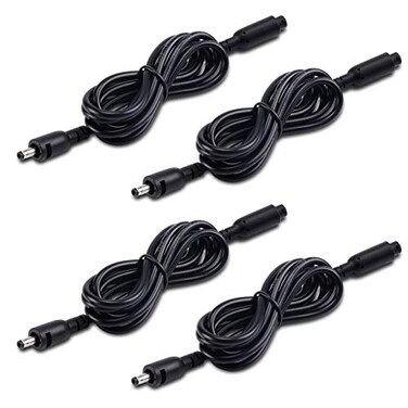 TORCHSTAR 4-Pack 39 Inch Safe Lighting Kit Extension Cables
