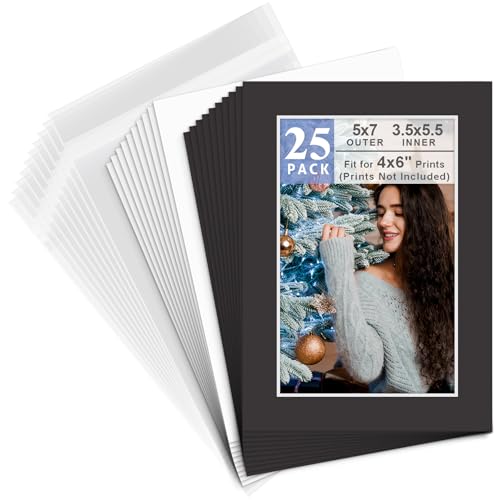 goldenstate Goldenstate Picture Mat 5x7 For 4x6 With Backings Bags