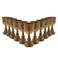 Fun Express Mardi Gras Molded Crown Goblets - 1 dozen