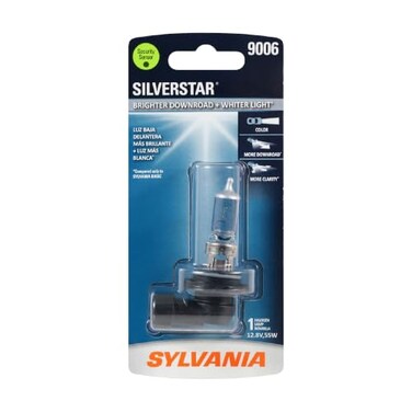 SYLVANIA 9006 SilverStar Halogen Headlight Bulb, High or Low Beam, 1 Bulb