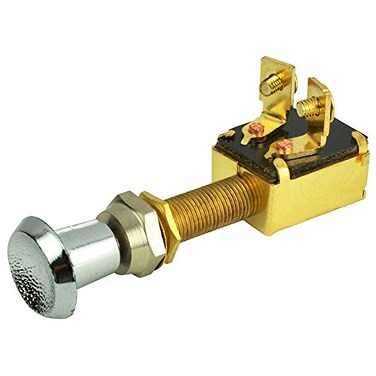BEP 1001307 SPST Push-Pull Switch, 2 Position - Off/On