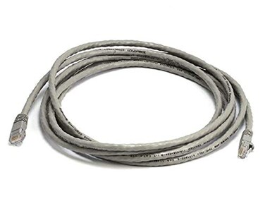 Monoprice 10FT 24AWG Cat6 550MHz UTP Ethernet Bare Copper Network Cable - Gray
