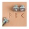 Tandy Leather Craftool Runic Stamp Set - Viking Celtic Alphabet Tools for Wallets, Belts, Journals, and Leather Projects - Medieval Style Leather Craft Marking Kit