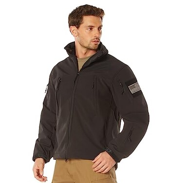Rothco Special Ops Soft Shell Jacket, Black, M