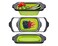 Comfify Green XL Collapsible Silicone Over Sink Colander“ 6 Quart