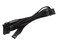 SilverStone Black Sleeved PSU Cable for Three 4-Pin MolexOne 4-Pin Floppy adapter PP06B-3PER10F