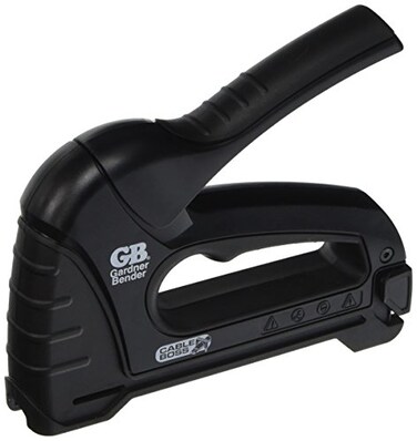 Gardner Bender MSG-501B Heavy-Duty Cable Boss Staple , Professional Grade, Secures ,NMCoax,Low-Volt Cable, Black