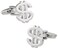 Cuff-Daddy Dollar Sign $ Cufflinks with Presentation Box