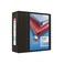 Staples Heavy-Duty 5-Inch D-Ring View Binder, Black