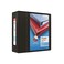 Staples Heavy-Duty 5-Inch D-Ring View Binder, Black
