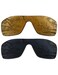 ToughAsNails 2 Pair Polarized Replacement Lenses Compatible with Oakley Batwolf OO9101 BlackBronze Gold