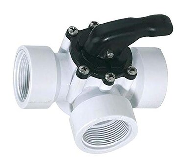 ATIE PoolSpa 3-Way Diverter Valve with 1-1/2" Female Threaded