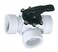 ATIE PoolSpa 3-Way Diverter Valve with 1-1/2" Female Threaded