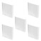 Slide-Co Prime-Line P 8098 Aluminum Window Screen Patch Kit, Silver, 3 In. x 3 In. ,5 Pack