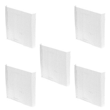 Slide-Co Prime-Line P 8098 Aluminum Window Screen Patch Kit, Silver, 3 In. x 3 In. ,5 Pack