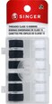 SINGER SINGER 42145 Class 15 BlackWhite Threaded Bobbins, Black, White 12 Count