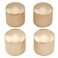Musiclily Basic Coarse 18 Splines Steel Dome Control Knobs Gold 4Pcs