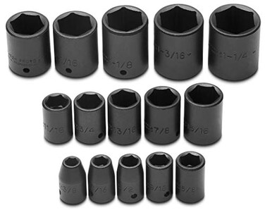 PROTO TOOLS J74104 SET SKT IMP 1/2DR 15PC