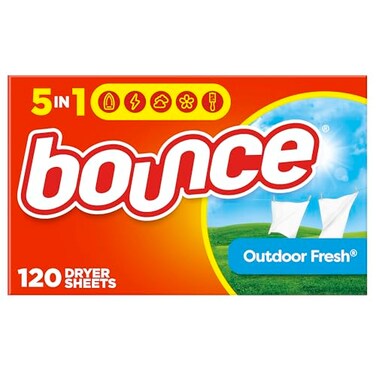 Bounce Fabric Softener Sheets, Outdoor Fresh Scent, 120 Count