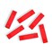 hand2mind Red Ceramic Bar Magnets, 1.5 Inch ,Pack of 6