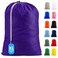Handy Laundry Extra Large Heavy Duty Laundry Bag, 30" x 40" Nylon, DurableMachine Washable, Locking Drawstring Closure, Fits Hamper or Basket, TravelDorm Room Essentials, Purple