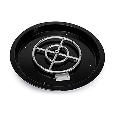 Stanbroil 19-Inch Round Fire Pit Burner Pan Drop-in Gas Firepit Insert