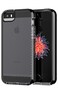 Tech21 Protective Thin Evo Mesh Patterned Back Case Cover for iPhone 5/5s/SE, Smokey/Black