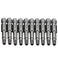 COMOK 10pcs 50mm Long 1/4 Inch Hex Shank T25 Torx Head Magnetic Screw Driver Bit Set Security Tamper Proof Star 6 Point Screwdriver Kit Tools