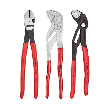 KNIPEX Tools KNP9K0080117US Pliers Set ,3 Piece 10