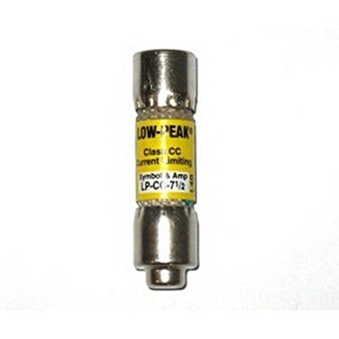 Bussmann LP-CC-7-1/2 ,LPCC-7-1/2, BP/LP-CC-7-1/2, LP-CC-7-1/2BC7-1/2 Amp ,7.5A600V Midget,Time Delay, Current Limiting Class CC Rejection Cartridge Fuses