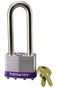 Master Lock 1DLJ Laminated No. 1 Long Shackle Padlock