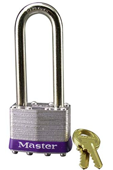 Master Lock 1DLJ Laminated No. 1 Long Shackle Padlock