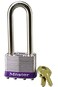 Master Lock 1DLJ Laminated No. 1 Long Shackle Padlock