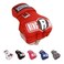 Ringside Quick Wrap Gel Shock MMA Boxing Hand Wraps, Small/Medium, Red