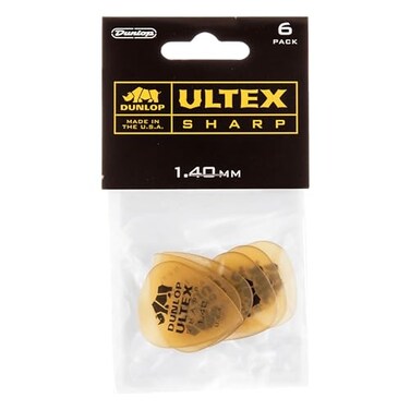 Jim Dunlop UltexSharp Pick 1.4MM - 6 Pack